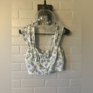 Floral Sleeveless Women's Top